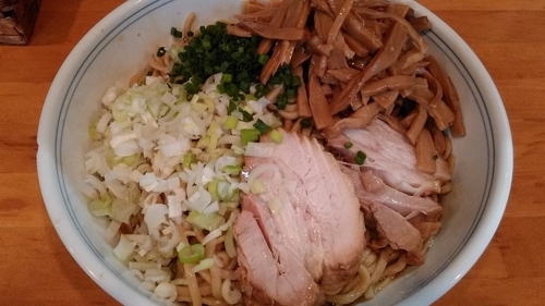 「鶏脂そば（特盛、メンマファットン）」@ファットンの写真