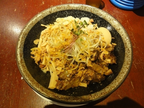 「醤流 油そば(黄色油)」@河内の中華そば 醤の写真