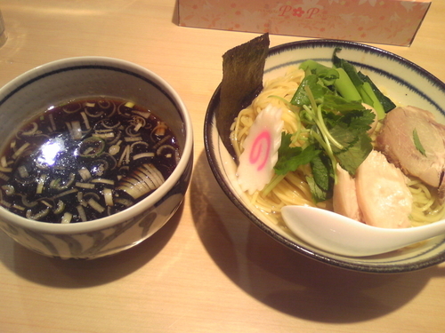 「魚介　極みつけ麺」@銀座 朧月 鶏処の写真