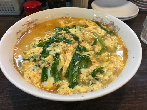 「ニラ松府麺（ランチ大盛り700円）」@松虎亭の写真