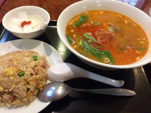 「担々麺セット【850円】」@東海酒家 久が原店の写真