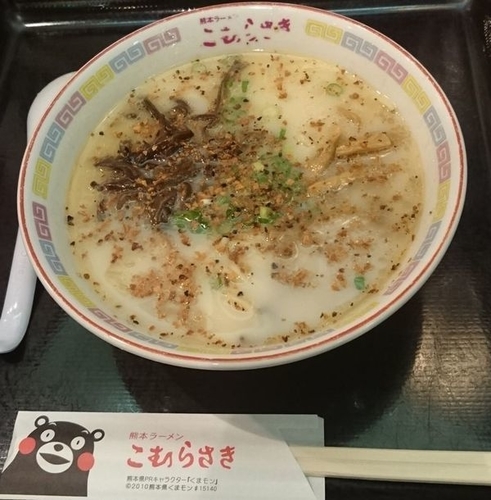 「ミニとんこつラーメン」@熊本ラーメン こむらさき 新横浜店の写真