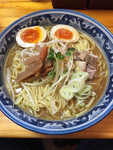 「にぼみそらーめん」@岩鷲の写真