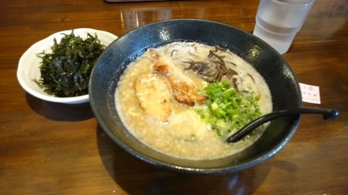 「豚骨らーめん 岩のり」@九州らあめん どん きさろく 八柱店の写真