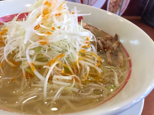 「塩ねぎらーめん」@幸楽苑 調布深大寺店の写真