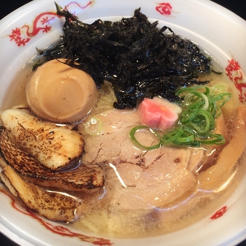 「鯛塩そば灯花 愛媛宇和島鯛塩そば+全部盛り500円」@大つけ麺博 2016の写真