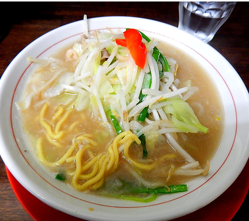 「竹ちゃんタンメンハーフ （680円）」@竹ちゃんタンメンの写真