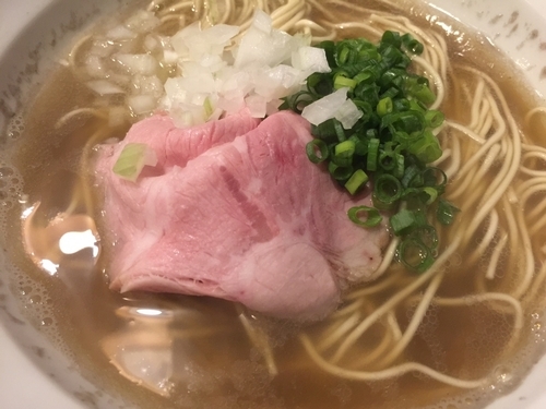 「焙乾銀ムロそば＋黒酢和え玉」@灰汁中華 丿貫 福富町本店の写真