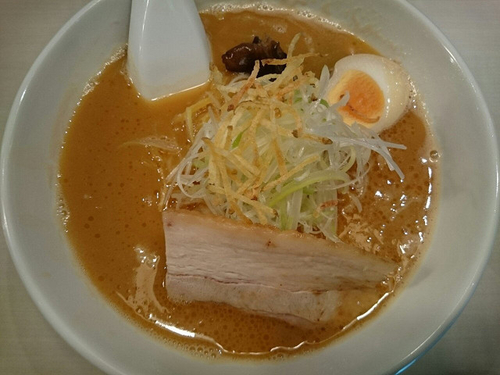 「濃厚味噌らーめん」@麺屋雪風 立川店の写真