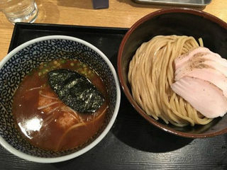 「濃厚魚介つけ麺＋鶏チャーシュー追加」@麺屋 一燈の写真