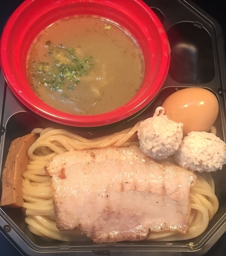 「煮干しつけ麺宮元 極濃煮干しつけ麺+特製200円」@大つけ麺博 2016の写真