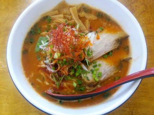 「辛っ風らーめん（鶏白湯）」@中華麺酒家 からっ風の写真