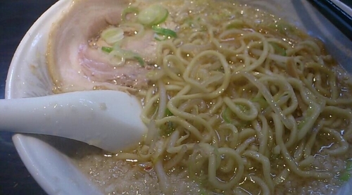 「醤油ラーメン大盛り」@旨みこってりらーめん 鐵 TETSU 蘇我本店の写真