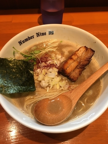 「濃厚ラーメン(煮干)800円」@麺Dining Number Nine 09の写真