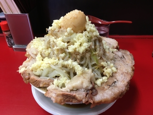 「【限定】鳥男 TORIMEN 麺半分 150g＋豚W＋味玉」@豚男 -BUTAMEN-の写真