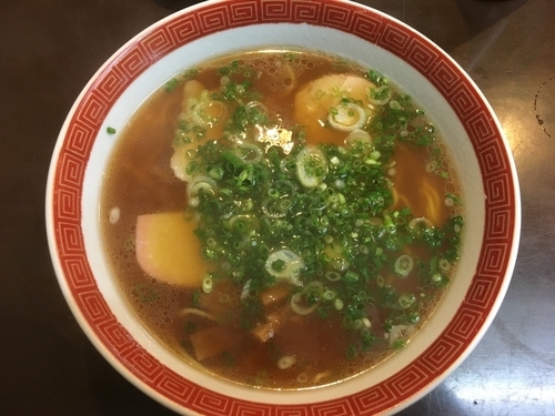 「中華そば600円、餃子10個400円」@浅草軒 分店の写真