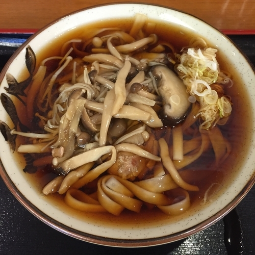 「【季節限定】きのこ（￥500）」@そばよし 神谷町店の写真