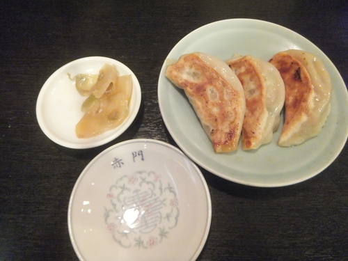 「本日のおすすめセット850円＆半餃子250円他」@赤門の写真