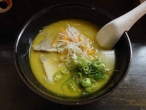 「グリーンカレーらぁめん」@さあれの写真