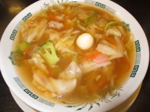 「五目あんかけラーメン　580円」@日高屋 上野広小路店の写真