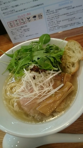 「アメオトソバ(塩)   ７５０円」@アメノオトの写真