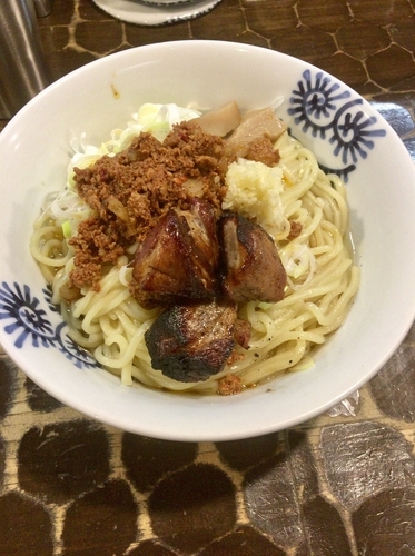 「【限定】油そば 750円」@特級鶏蕎麦 龍介の写真