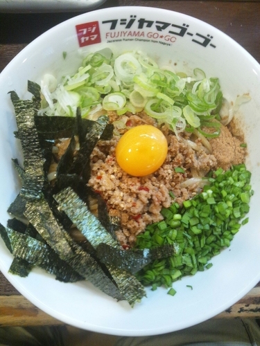 「台湾まぜそば」@つけ麺・ラーメン  フジヤマ55 大須総本店の写真