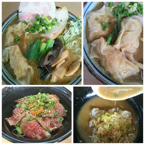 「【神無月の一杯】ライト豚骨 小鯖煮干し＋俺のワンタン 他」@MENYA 食い味の道有楽の写真