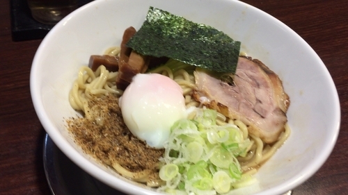 「油そば（中）」@自家製太打麺 勢拉 稲毛店の写真