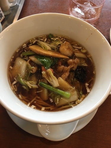 「八宝あんかけ麺880円」@中華レストランChina Fan 草加店の写真