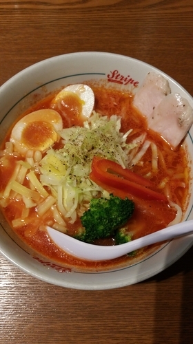 「トマトベジそば」@ストライプ ヌードルズの写真