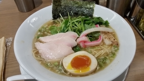 「塩そば」@むぎとオリーブ さいたま新都心店の写真