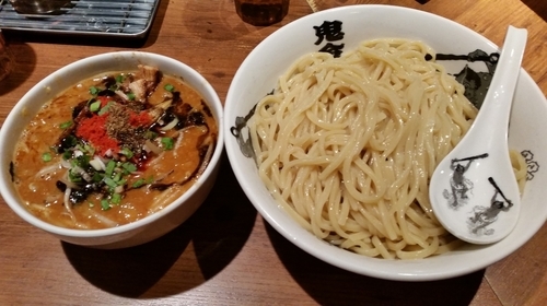 「からしびつけ麺  特盛」@カラシビ味噌らー麺・つけ麺 神田本店の写真