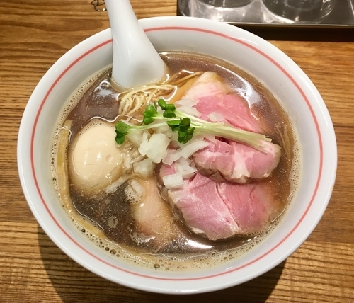 「特製煮干しそば 1050円」@麺尊 RAGEの写真