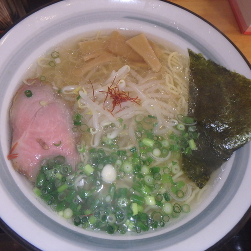 「牛骨ラーメン(650円)、半チャーハンセット(+230円)」@麺屋 無双の写真