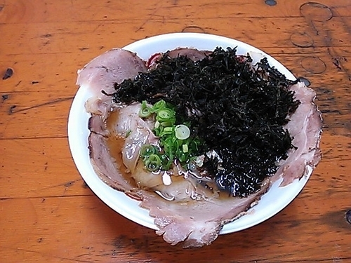 「二年熟成杉桶仕込み醤油 大盛りチャーシュー麺 極」@大つけ麺博 2016の写真
