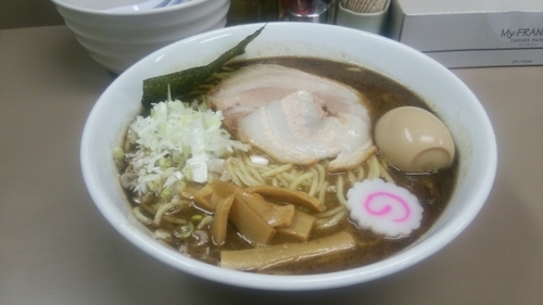 「中華そば 大盛 味玉」@庵悟の写真