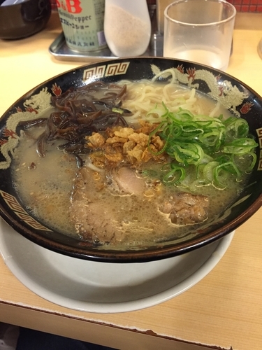 「豚トロラーメン」@鹿児島ラーメン 豚とろ 天文館本店の写真