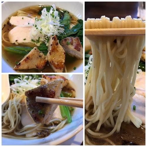 「鶏塩麺 800円」@麺屋 奥右衛門の写真