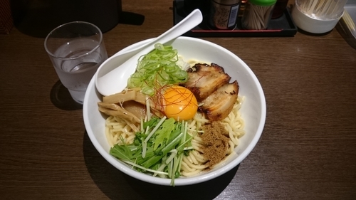 「炙り塩味 油そば 大」@中華そば いちやの写真