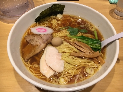 「極み 中華そば 大盛」@銀座 朧月 鶏処の写真