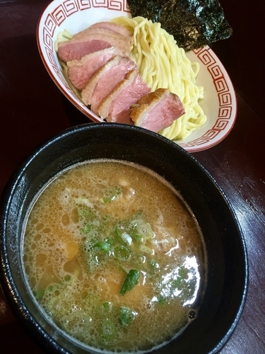 「全部入り合鴨つけ麺 ￥1100」@らーめん 五ノ神精肉店 煮干し編の写真