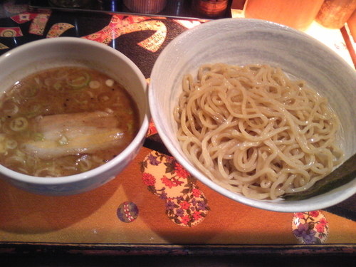 「煮魚出汁つけ麺」@つけめん 美豚 立川店の写真