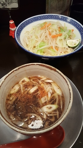「野菜つけ麺」@東京らあめんタワー 芝大門本店の写真