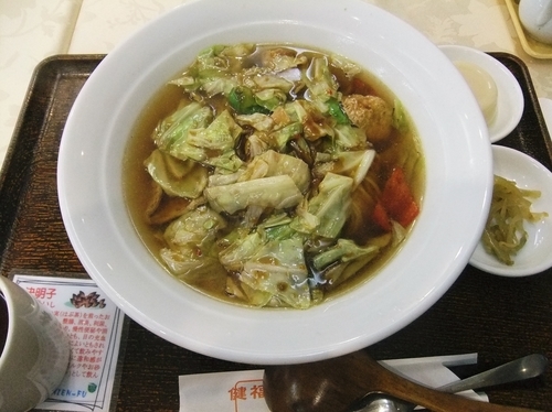 「回鍋肉麺（880円）」@中一素食店 健福の写真