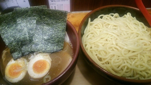 「全部増しつけ麺(塩味・太麺・大盛)」@竹屋 田無店の写真