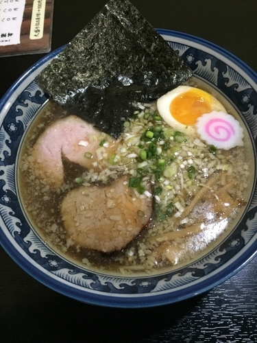 「いぶし中華そば（こってり）」@中華そば いぶしの写真