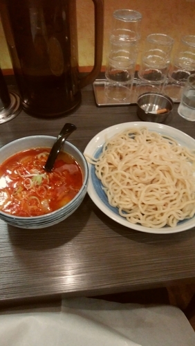 「勝浦式つけそば普通（たぶん）」@大勝軒next 上野店の写真