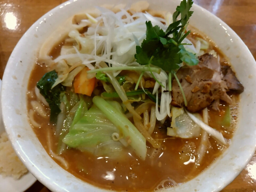 「野菜味噌そば880円」@ふうびの写真