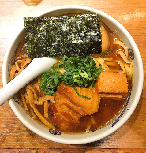 「武蔵ら〜麺(麺大盛りサービス) 1,100円」@創始麺屋武蔵の写真
